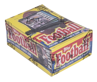 1985 Topps Football Unopened Wax Box (36 Packs) – BBCE Certified